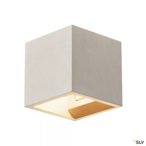 SOLID CUBE, applique intérieure, gris, G9/QT14, 25W max, béton