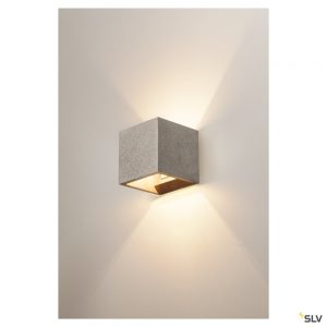 SOLID CUBE, applique intérieure, noir, G9/QT14, 25W max, béton