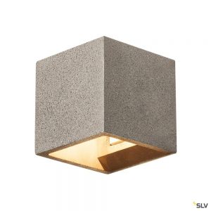 SOLID CUBE, applique intérieure, noir, G9/QT14, 25W max, béton