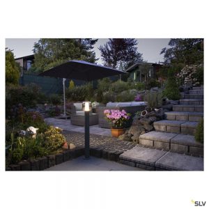 OVALISK 100, borne extérieure, anthracite, LED, 9W, 3000/4000K, interrupteur CCT