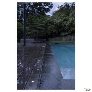 POWER TRAIL-LITE, rond, inox 316, 1,4W LED 3000K, IP67