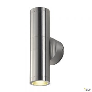 ASTINA, applique extérieure, alu brossé, GU10/TCR50-SE, 2x 11W max, IP44