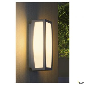 MERIDIAN BOX SENSOR, applique, gris, E27, max 25W, détecteur de mouvement