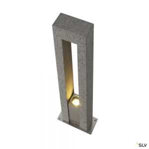 ARROCK ARC, borne, granit, poivre & sel, GU10, max. 35W