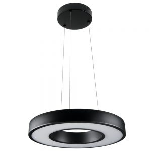 Circulus suspension noir 1345lm 3000K Ra>80 coupure de phase descendante