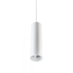 Zip Tube Micro suspension rail 1 allum. blc 370lm 3000K Ra 98 coupure de phase